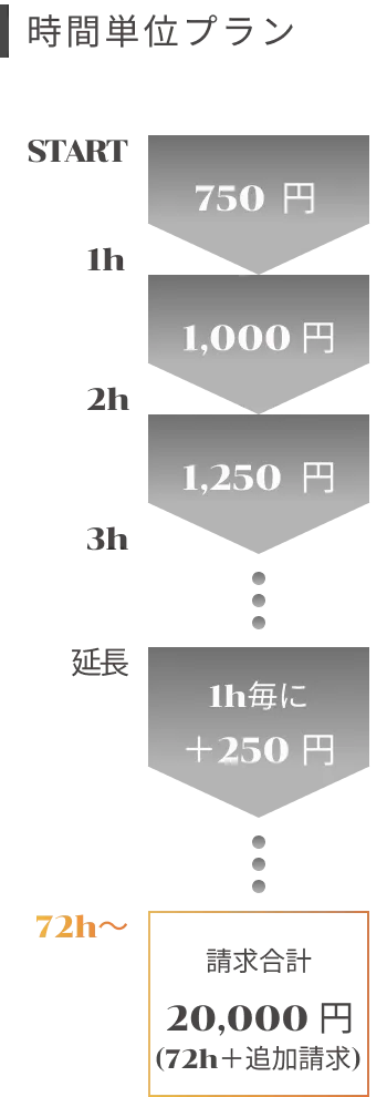時間単位のご利用料金プラン